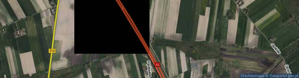 Zdjęcie satelitarne Pęcławice ul.