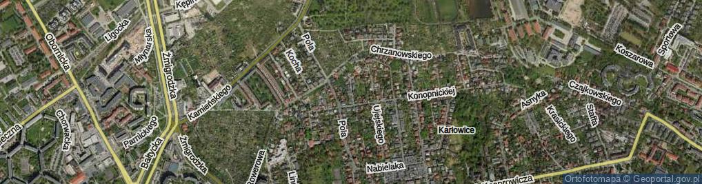 Zdjęcie satelitarne Perzyńskiego Włodzimierza ul.