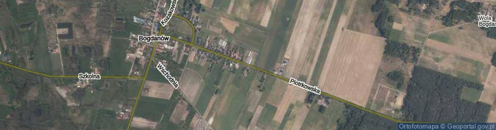 Zdjęcie satelitarne Piotrkowska ul.