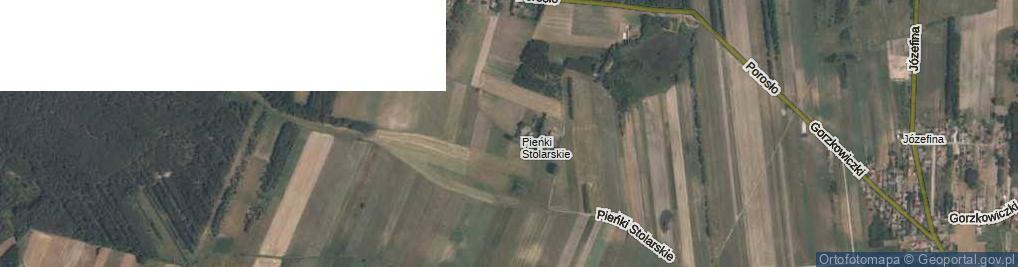 Zdjęcie satelitarne Pieńki Stolarskie ul.