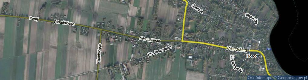 Zdjęcie satelitarne Piłsudskiego Józefa, marsz. ul.