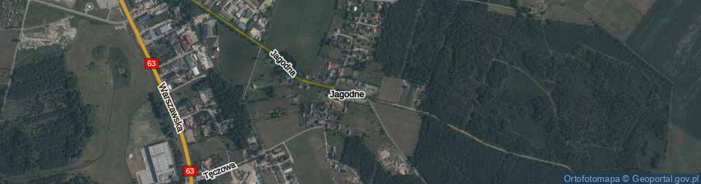 Zdjęcie satelitarne Pisowody ul.