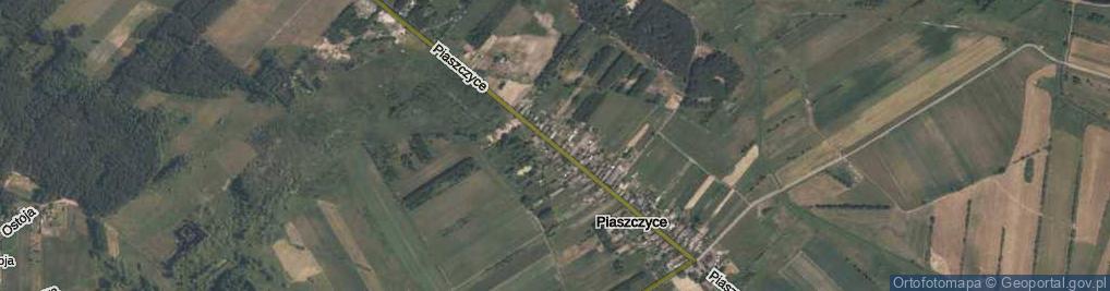 Zdjęcie satelitarne Piaszczyce ul.
