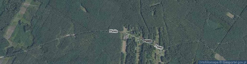 Zdjęcie satelitarne Piekło ul.