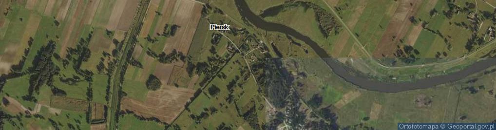 Zdjęcie satelitarne Piersk ul.