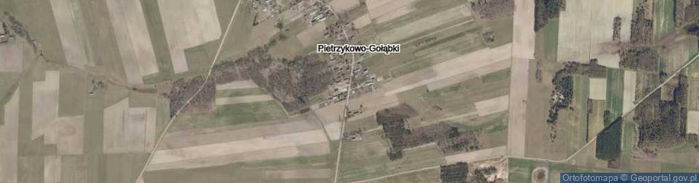 Zdjęcie satelitarne Pietrzykowo-Gołąbki ul.