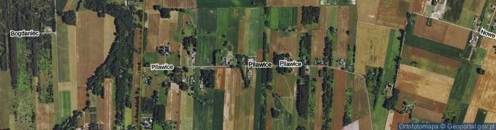 Zdjęcie satelitarne Pilawice ul.