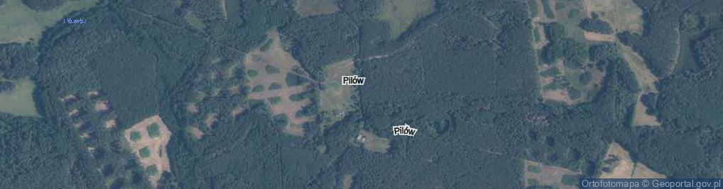 Zdjęcie satelitarne Pilów ul.