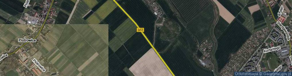 Zdjęcie satelitarne Piotrowice-Osiedle ul.