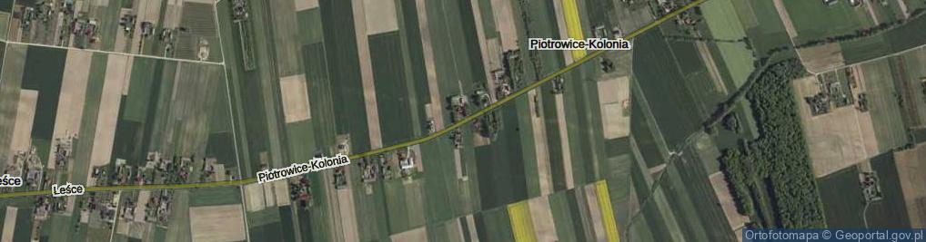 Zdjęcie satelitarne Piotrowice-Kolonia ul.