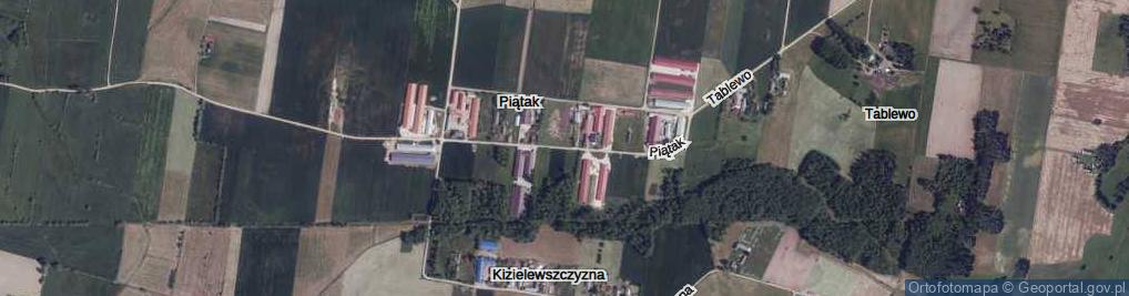 Zdjęcie satelitarne Piątak ul.