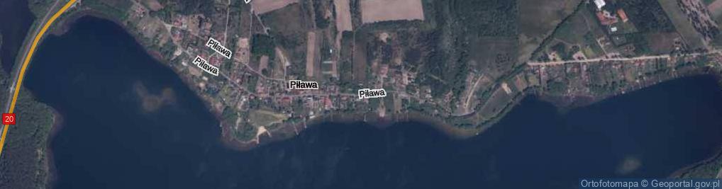 Zdjęcie satelitarne Piława ul.