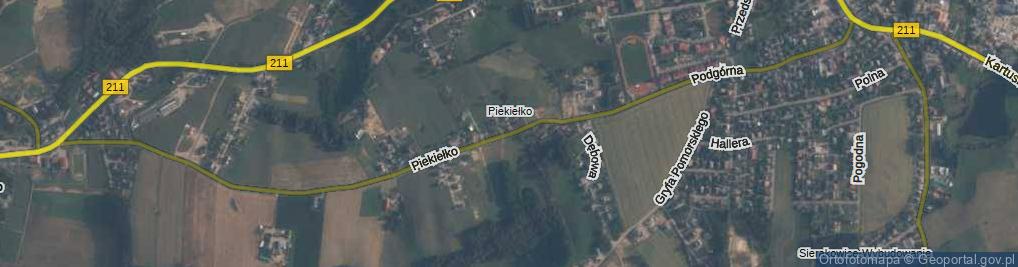 Zdjęcie satelitarne Piekiełko ul.