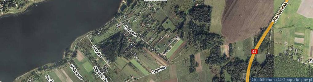 Zdjęcie satelitarne Piękna ul.