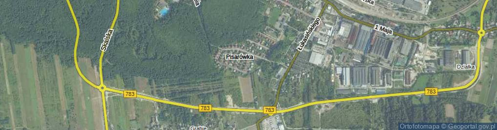 Zdjęcie satelitarne Pisarówka ul.