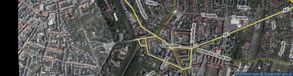 Zdjęcie satelitarne Piłsudskiego Józefa, marsz. ul.