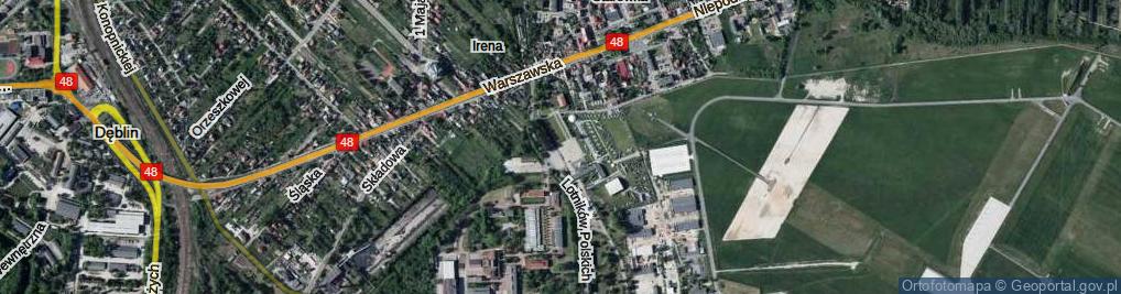 Zdjęcie satelitarne Plac Orląt Dęblińskich pl.