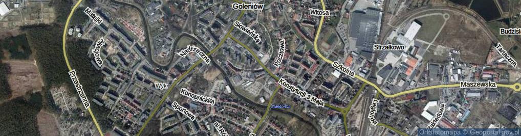 Zdjęcie satelitarne Plac Pileckiego Witolda, rtm. pl.
