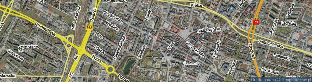 Zdjęcie satelitarne Plac Artystów pl.