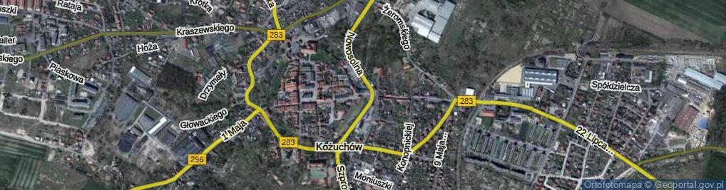 Zdjęcie satelitarne Plac Jedności Robotniczej pl.