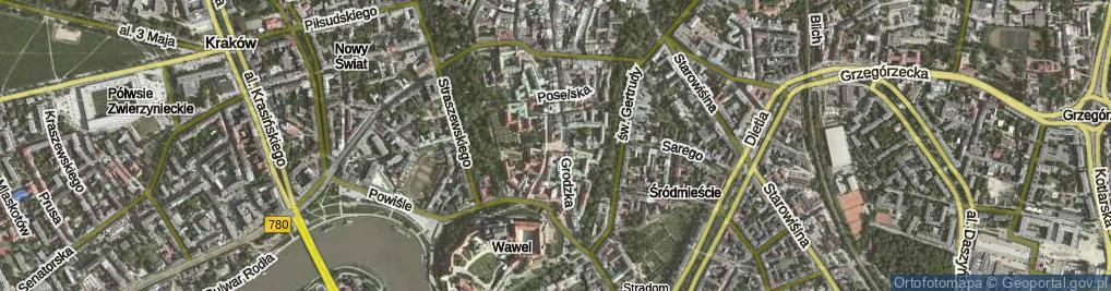 Zdjęcie satelitarne Plac św. Marii Magdaleny pl.