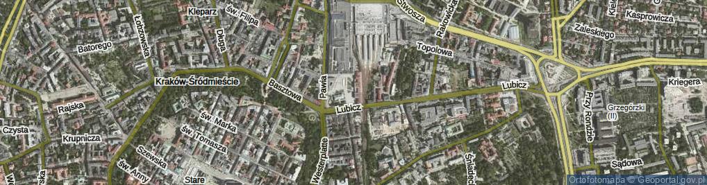 Zdjęcie satelitarne Plac Nowaka-Jeziorańskiego Jana pl.