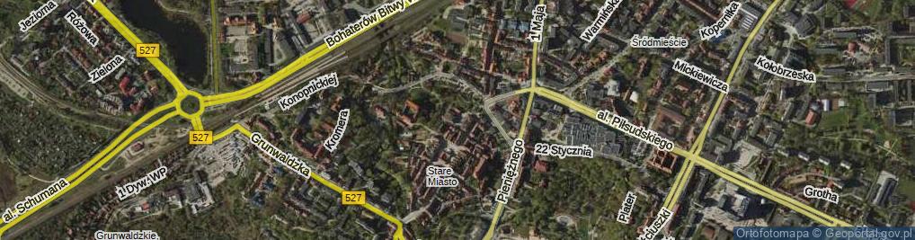 Zdjęcie satelitarne Plac Targ Rybny pl.