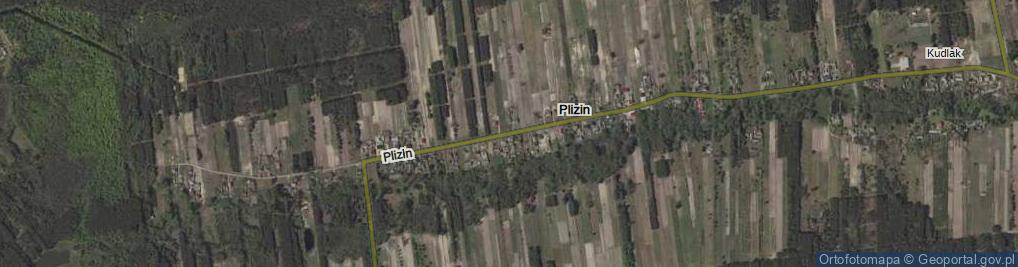 Zdjęcie satelitarne Plizin ul.