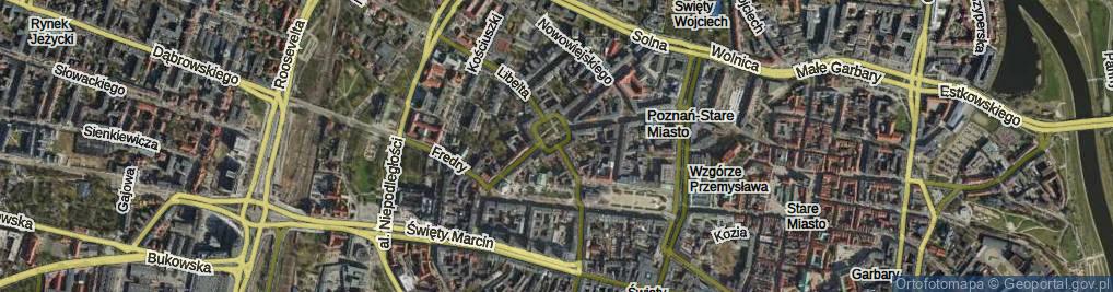 Zdjęcie satelitarne Plac Ratajskiego Cyryla pl.
