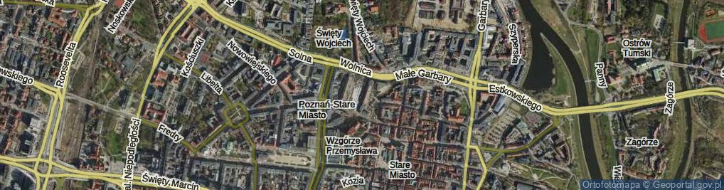Zdjęcie satelitarne Plac Wielkopolski pl.
