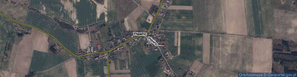 Zdjęcie satelitarne Pławno ul.
