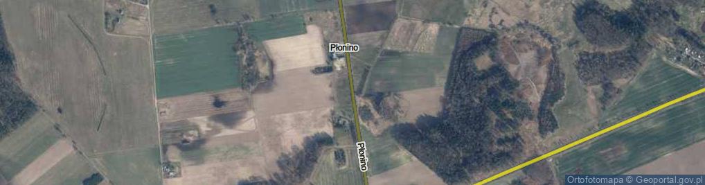 Zdjęcie satelitarne Płonino ul.