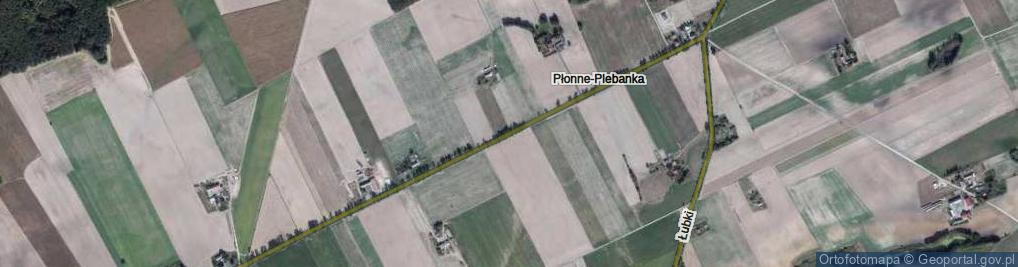 Zdjęcie satelitarne Płonne-Plebanka ul.