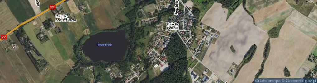 Zdjęcie satelitarne Plażowa ul.