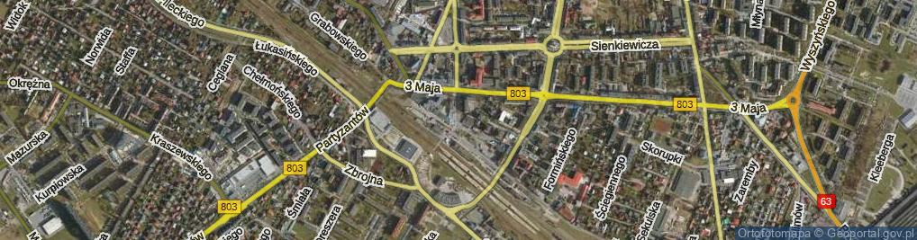 Zdjęcie satelitarne Plac Zdanowskiego Stanisława pl.