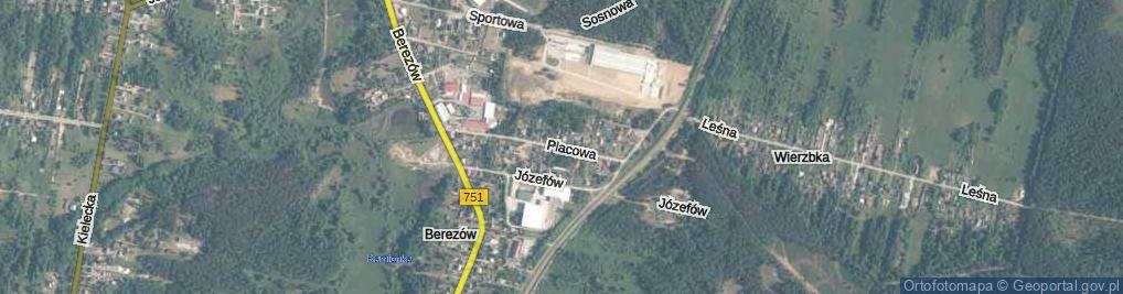 Zdjęcie satelitarne Placowa ul.