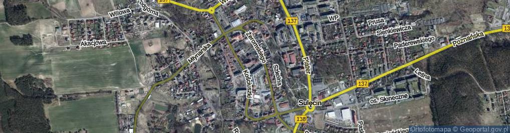 Zdjęcie satelitarne Plac Kościelny pl.