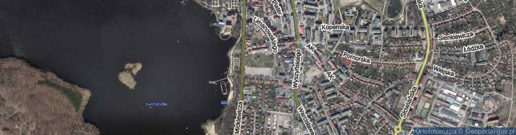 Zdjęcie satelitarne Plac Kamińskiego Aleksandra, hm. pl.