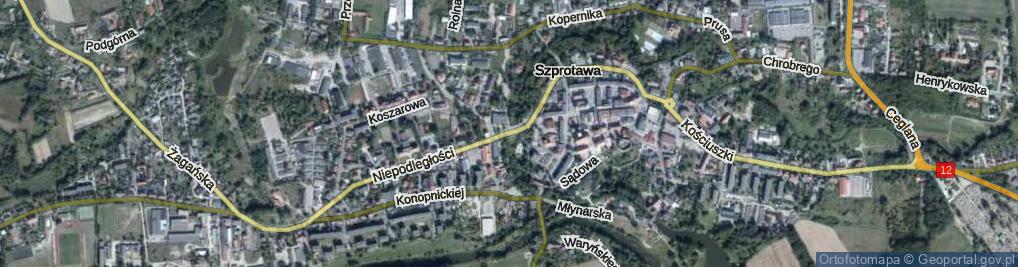 Zdjęcie satelitarne Plac Mickiewicza Adama pl.