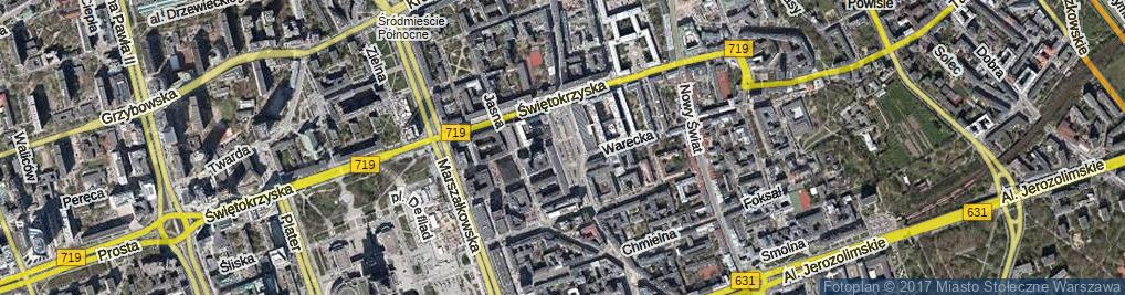 Zdjęcie satelitarne Plac Powstańców Warszawy pl.