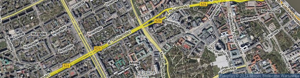 Zdjęcie satelitarne Plac Bankowy pl.