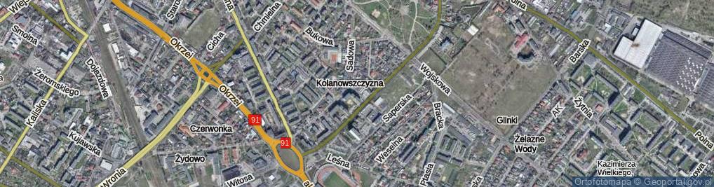 Zdjęcie satelitarne Plac Kolanowszczyzna pl.