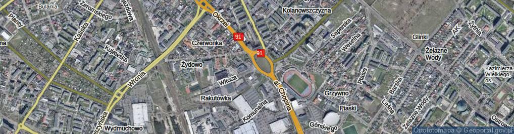 Zdjęcie satelitarne Plac Powstania Styczniowego pl.