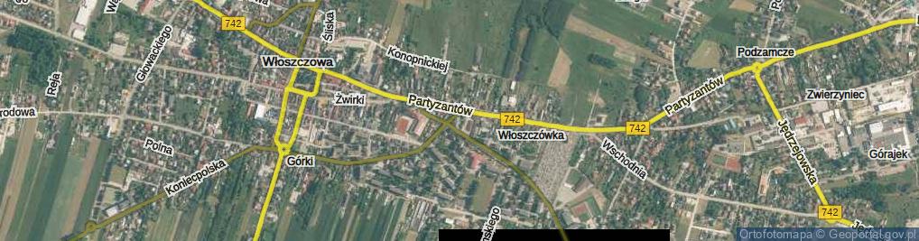 Zdjęcie satelitarne Plac Tarchalskiego Mieczysława, mjr. pl.