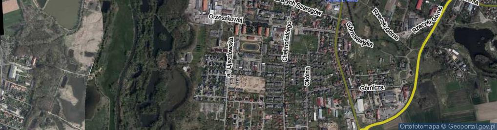 Zdjęcie satelitarne Plac Klonowy pl.