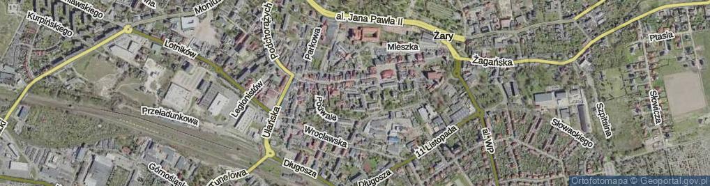 Zdjęcie satelitarne Plac Kaczy Rynek pl.