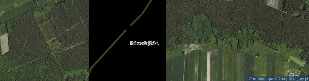 Zdjęcie satelitarne Pniewo-Gajówka ul.