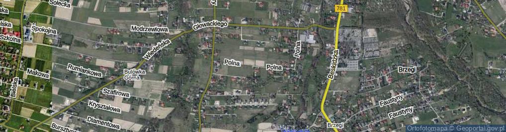 Zdjęcie satelitarne Polna ul.