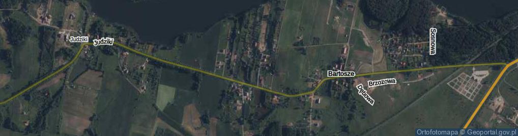 Zdjęcie satelitarne Poziomkowe Wzgórze ul.