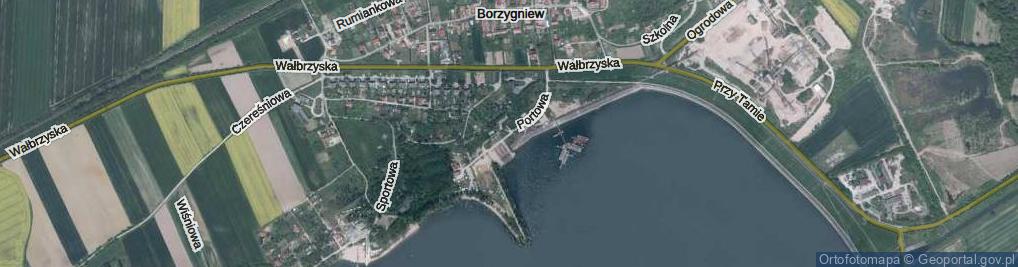 Zdjęcie satelitarne Portowa ul.